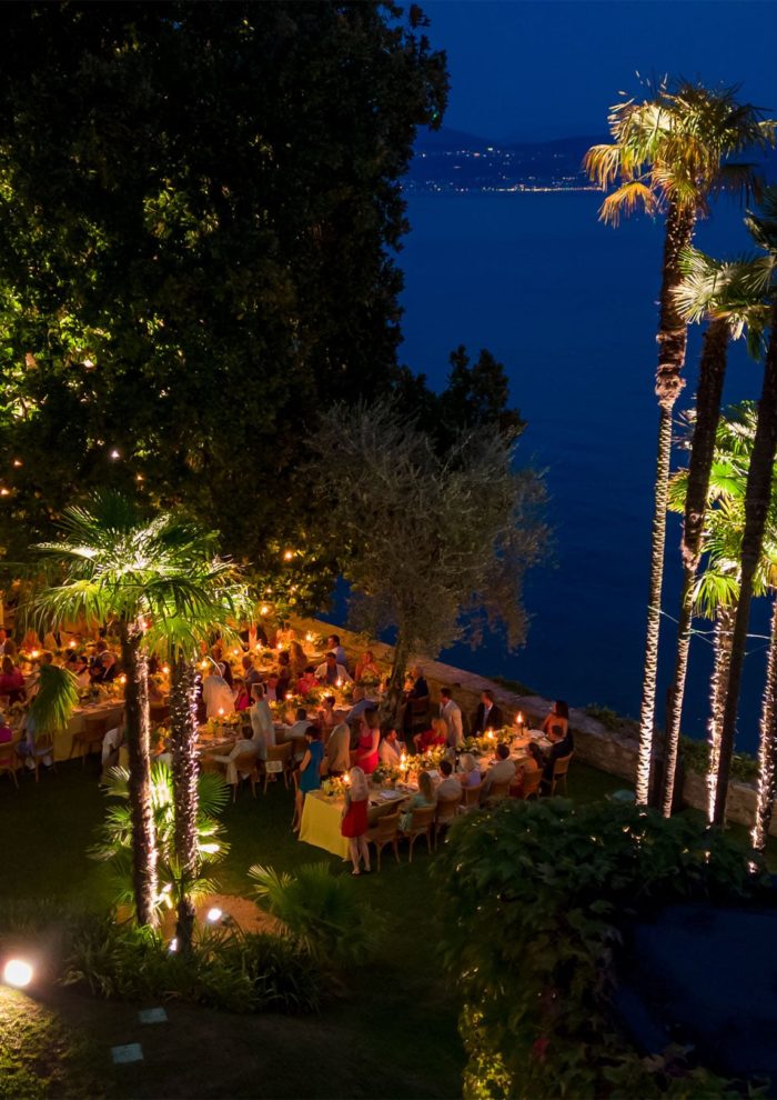 RAVA illuminazione per giardini matrimonio